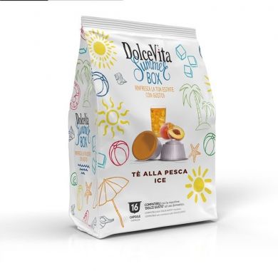 Dolce Vita TÉ AL PESCA ICE (LEDOVÝ BROSKVOVÝ ČAJ) - 16 kapslí pro Dolce Gusto kávovary