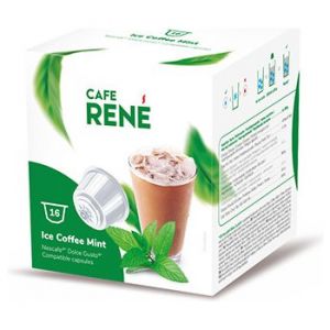 Café René Ice Coffee Mint - 16 kapslí pro Dolce Gusto kávovary